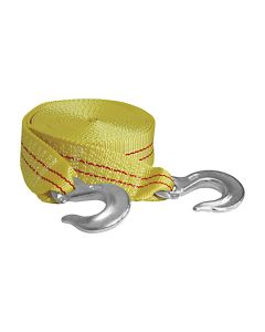 KTI73803 image(1) - K Tool International Tow Strap With Forged Hooks 2in. x 25ft. 10,000lb