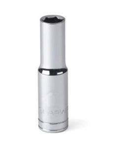 KDT80115 image(0) - GearWrench 1/4 Inch Drive 6 Point Deep SAE Socket 3/16 Inch