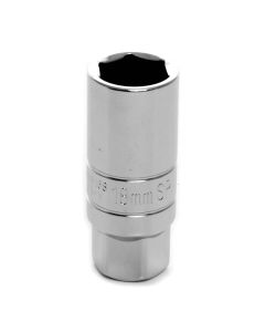 WLMW38168 image(0) - Wilmar Corp. / Performance Tool 3/8" Drive 18mm Spark Plug Socket