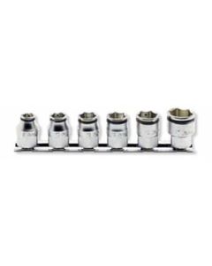 KKNRS3450MH-6 image(0) - Ko-ken USA RS3450MH/6 6 Piece 3/8 Sq. Dr. Nut Grip; Hex Based Socket Set