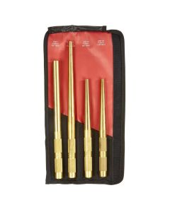 MAY61363 image(0) - Mayhew 4 PC X-Long Brass Punch Set
