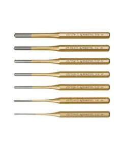KNP9R455007 image(0) - KNIPEX 7 Pc Roll Pin Punch Set