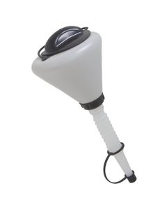 LIS19832 image(1) - Lisle 1.6Qt. Plastic Funnel w/ Lid and Spout Cap