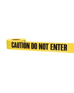 Milwaukee Tool 1000 ft. Premium Yellow Barricade Tape - Caution Do Not Enter