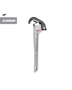 MLW48-22-7418 image(1) - Milwaukee Tool 18" Aluminum Self-Adjusting Pipe Wrench