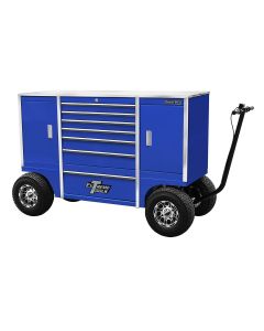 EXTTXPIT7009BL image(1) - Extreme Tools Extreme Tools 70" 7 Drawer/2 Cmprtmt Pit Box, Blue