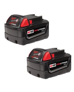 MLW48-11-1822 image(1) - Milwaukee Tool 2-PK OF M18 REDLITH XC3.0 BATT, 3.0-AMP HOUR - 54 WATT/HR BATT