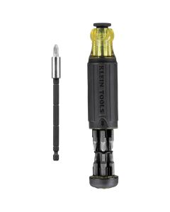 KLE32303 image(0) - Klein Tools 14-in-1 Multi-Bit Adjustable Length Screwdriver