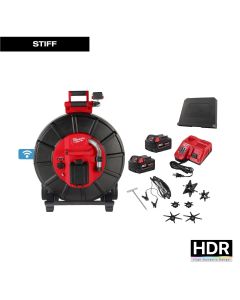 MLW3976-22 image(0) - Milwaukee Tool M18 325 Feet Stiff Modular Pipeline Inspection System