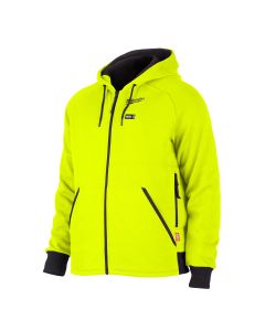 MLW306HV-20S image(0) - Milwaukee Tool M12 HI VIS HEATED HOODIE ONLY S