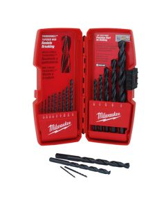 MLW48-89-2803 image(0) - Milwaukee Tool THUNDERBOLT Black Oxide Drill Bit Set ‐ 15PC