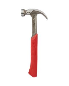 MLW48-22-9080 image(1) - Milwaukee Tool 20oz Curved Claw Smooth Face Hammer