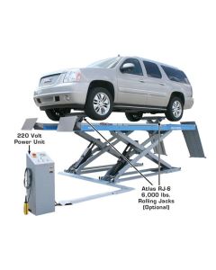 ATEATTD-12AWFSL-N image(2) - Atlas Automotive Equipment 12AWFSL Alignment Scissor Lift with Runway Lifts 12000 lb. Capacity (WILL CALL)