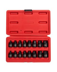 SUN3646 image(1) - SUNEX 16-Piece 3/8 in. Drive Stubby Impact