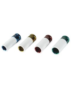 TIT21095 image(2) - TITAN 4-PC NON-MARRING LUG NUT SOCKET SET