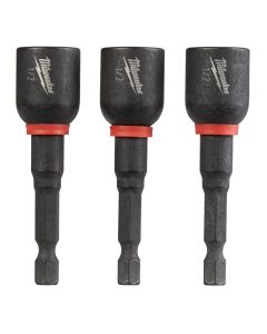 MLW49-66-4537 image(1) - Milwaukee Tool SHOCKWAVE Impact Duty 1/2" x 2-9/16" Magnetic Nut Driver