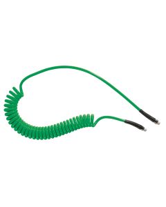 Prevost Green Polyurethane spiral hose assembly, 5/16" ID
