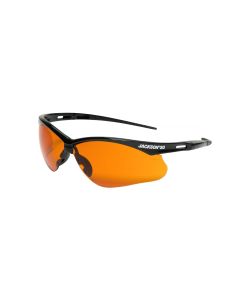 SRW50005 image(0) - Jackson Safety Safety Glasses - SG Series - Blue Shield Lens - Black Frame - Hardcoat Anti-Scratch - Outdoor
