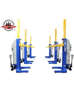 ATEML-6045BC image(0) - Atlas Automotive Equipment ALI Certified Battery Powered Mobile Column Lift System 99,000 lb. Capacity