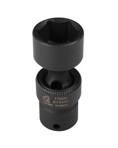 SUN815UM image(0) - SUNEX SOC 15MM 1/4D IMP UNIV 6PT