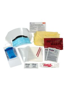 FAO214-P image(0) - First Aid Only BBP Spill Clean Up Kit Single Use Tray