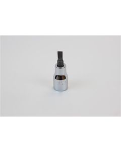 S K Hand Tools 3/8 in. Drive Slotted Screwdriver Bit Socket No. 5