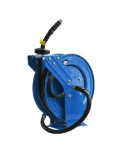BLBOSFHR3435 image(0) - BluBird OilShield 3/4" x 35' Rubber Fuel Transfer Hose Heavy Duty Single Arm Reel