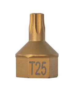 Mayhew T25 Torx&reg; Dual Drive Bit, 7/16" Drive