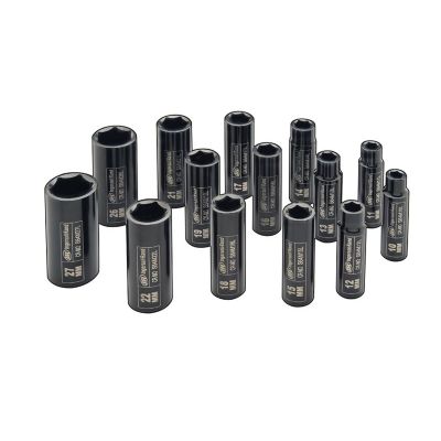Jeu de 14douilles universelles mtriques &agrave; prise 1/2"