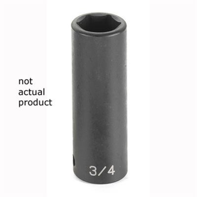GRE2062D image(0) - Grey Pneumatic 1/2" Drive x 1-15/16" Deep Socket