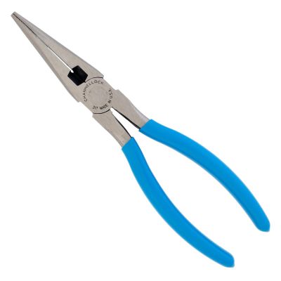 CHA317 image(0) - Channellock 317 8 Inch Long Nose Pliers with Side Cutter