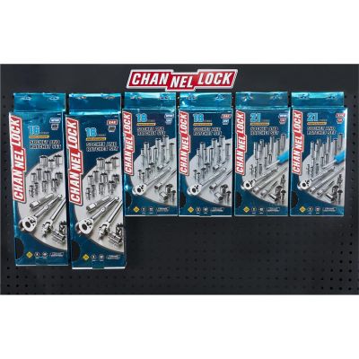 CHAPTD-MTS5 image(0) - Channellock CHAPTD-MTS5 Socket Set Display Standard, Metric, Metal Box