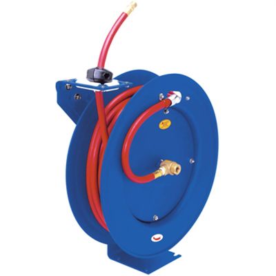 WLMM619 image(0) - Wilmar Corp. / Performance Tool 50' Auto Recoil Reel w/Hose