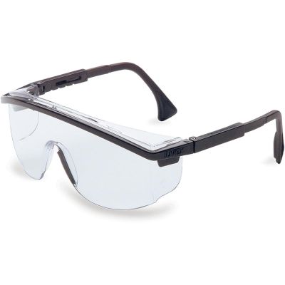 UVXS1359 image(0) - Uvex Astrospec 3000 Black Safety Glasses With Clear Anti-Scratch/Hard Coat Lens - S1359