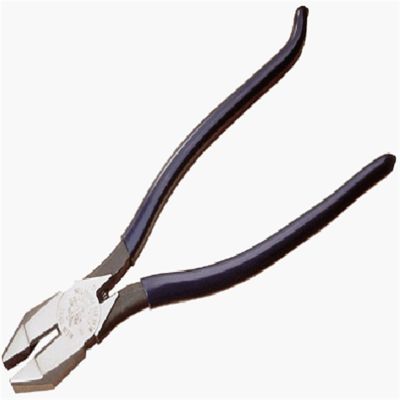 KLED2017-CST image(0) - Klein Tools Ironworker's Pliers, 9-Inch with Spring