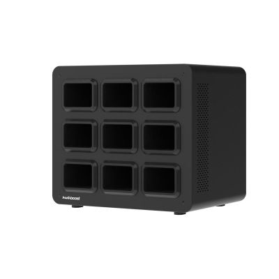 LUXKBEP-BASE9 image(0) - Luxor KwikBoost EdgePower 9-Bay Base Charging Station