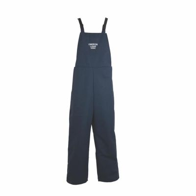 OBRLAN4-BIB-XL image(0) - Oberon Bib Overalls - Arc Flash - 40 Cal LAN™ Series - Color: Navy Blue - Size: XL