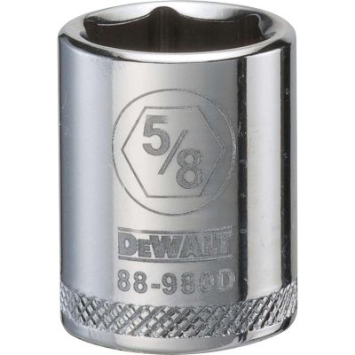 DWTDWMT88980OSP image(0) - DEWALT 001Pc 38Dr Socket-06Pt-5/8