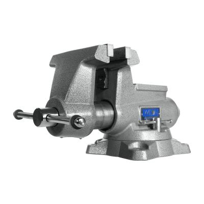 WIL28813 image(0) - Wilton 880M - Mechanics Pro 8" Jaw Width, Round Channel Vise with Swivel Base