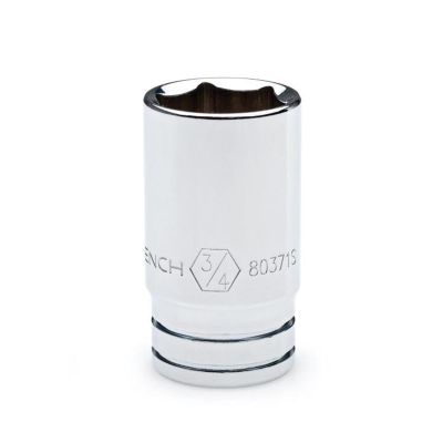 KDT80401S-06 image(0) - GearWrench 3/8 Inch Drive 6 Point Mid Length Metric Socket 19mm