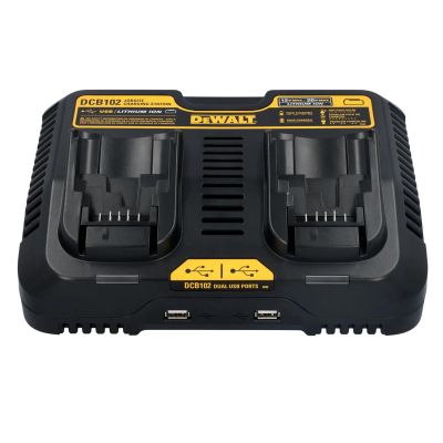 DWTDCB102 image(0) - DeWalt 12V MAX*/20V MAX*/FLEXVOLT 4 amp Dual Port