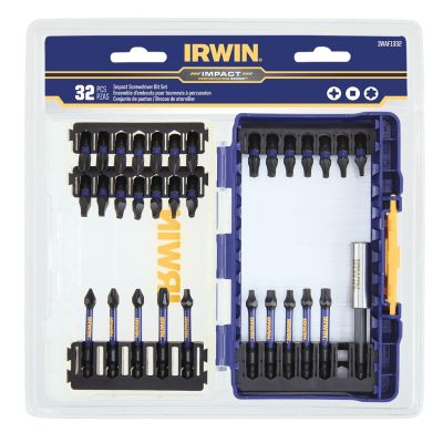 HANIWAF1332 image(0) - Hanson IRWIN 32-Piece Impact Screwdriving Set