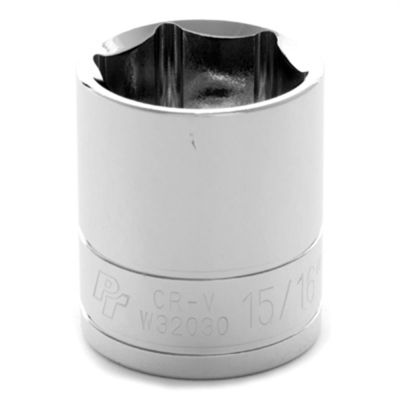 WLMW32030 image(0) - Wilmar Corp. / Performance Tool 1/2" Drive 15/16" 6pt Socket