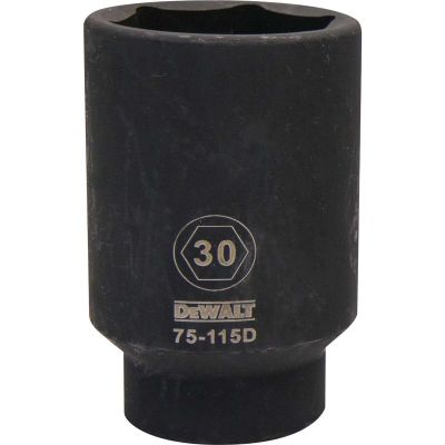 DWTDWMT75115OSP image(0) - DEWALT Dwmt 6Pt 1/2In Dr Dp Im Skt 30 Mm