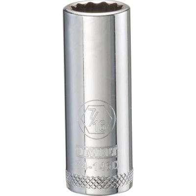 DWTDWMT74146OSP image(0) - DEWALT 001Pc 38Dr Deep Socket-12Pt-7/16
