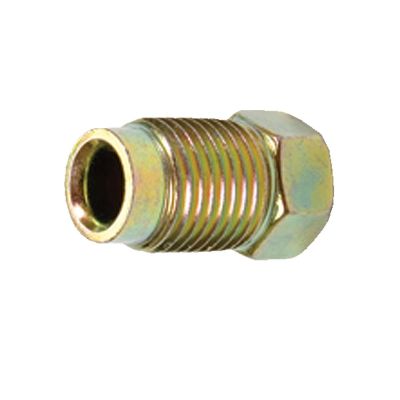 SRRBR205C image(0) - S.U.R.&R. M10 x 1.0 Gold Inverted Flare Nut - 100 Pack
