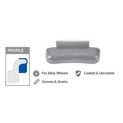 PWWMC100N image(0) - 1.0 oz. Coated Mag Weight (Box of 25)