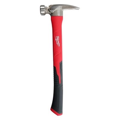 MLW48-22-9320 image(0) - Milwaukee Tool 21oz Milled Face Poly/Fiberglass Handle Hammer