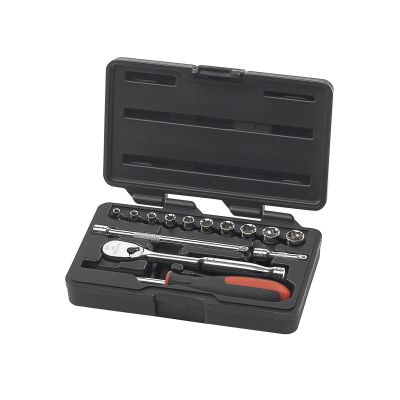 KDT80326 image(0) - GearWrench 14 Piece 1/4 Drive 6 Point Metric Mechanics Tool Set