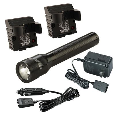 STL75662 image(0) - Streamlight 500 Lumen Stinger Classic LED Flashlight - 120V AC/12V DC - 2 Smart Chargers